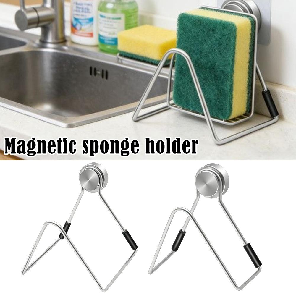 Server Rack Shelf - Magnetische sponshouder voor keukenkraan, roestvrijstalen afdruiprek,
