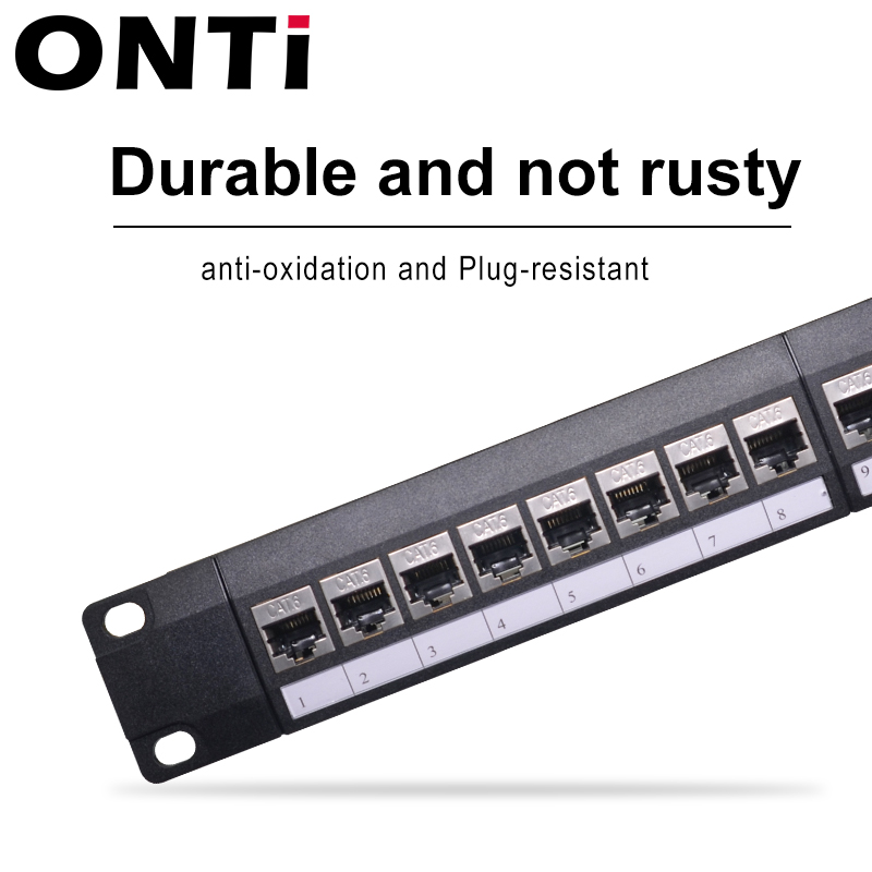 Onti 19in 1U Rack 24 Poort CAT - Server Rack Shelf recensie en prijs