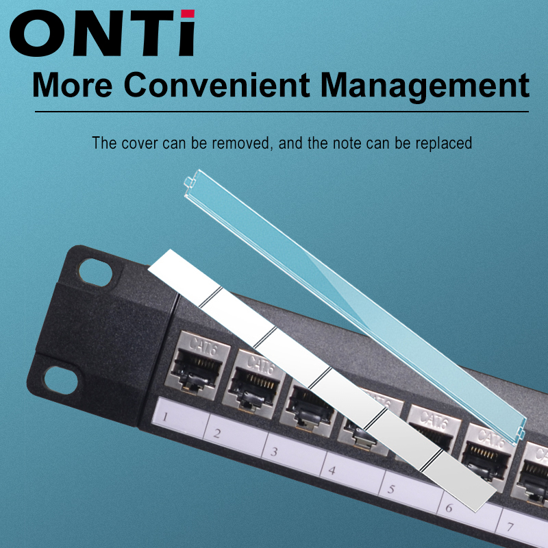 Onti 19in 1U Rack 24 Poort CAT - Server Rack Shelf recensie en prijs