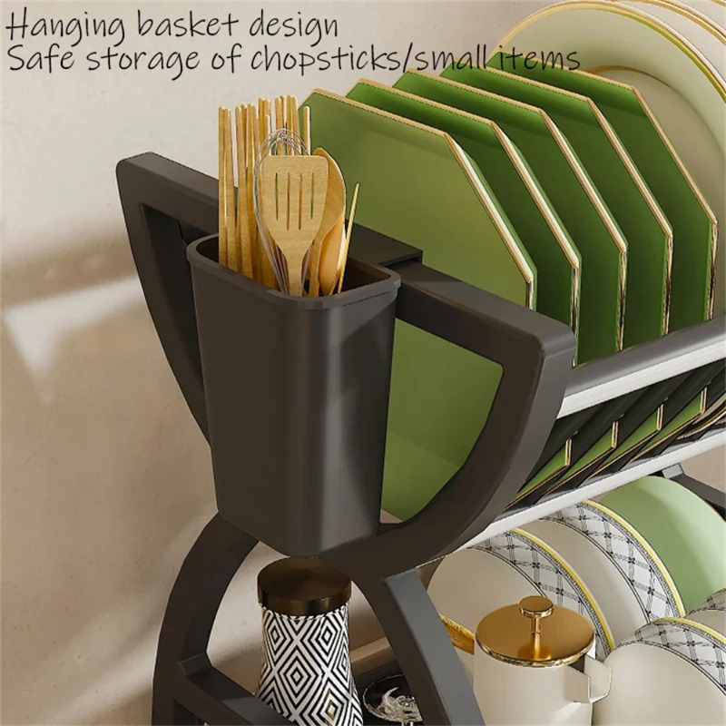 2-laags afdruiprek voor de keu - Server Rack Shelf recensie en prijs