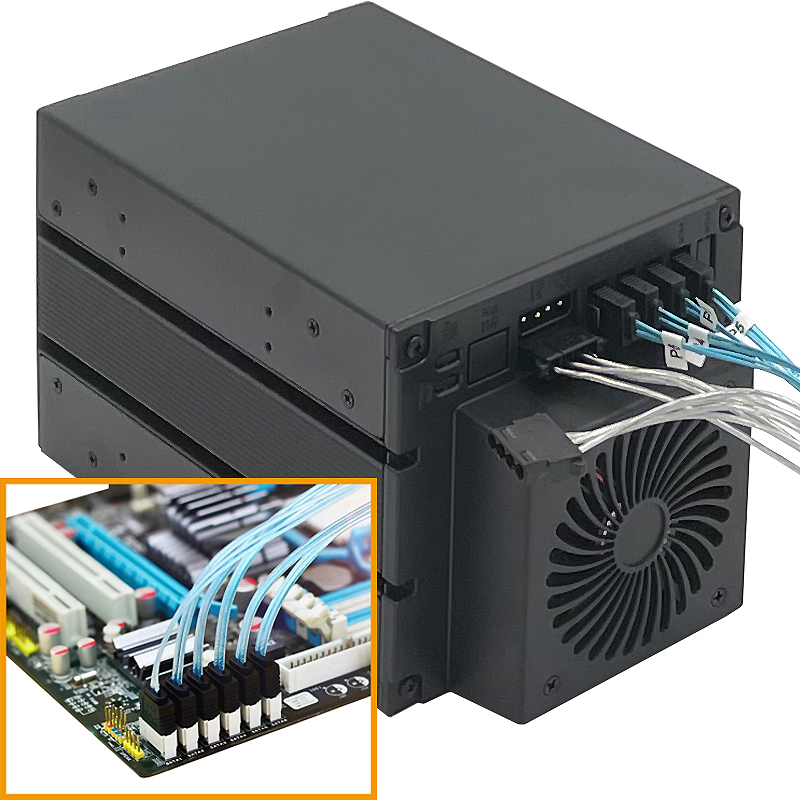 4-Bay Hot Swap harde schijf ko - Server Rack Shelf recensie en prijs