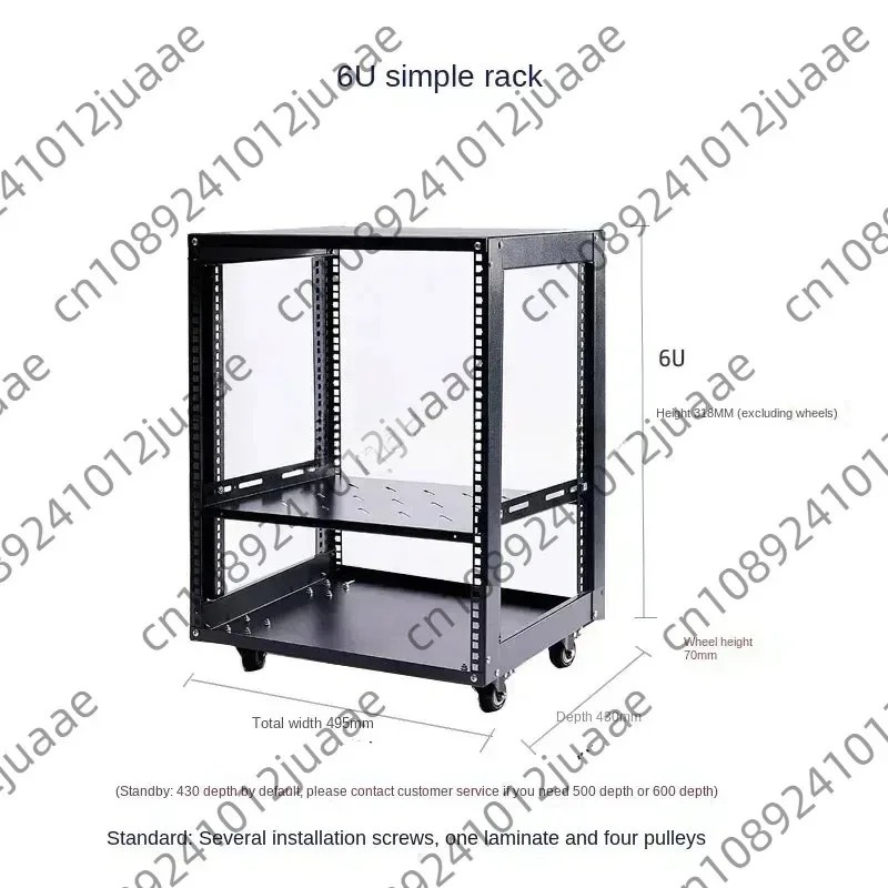 18U eenvoudige open netwerkkas - Server Rack Shelf recensie en prijs
